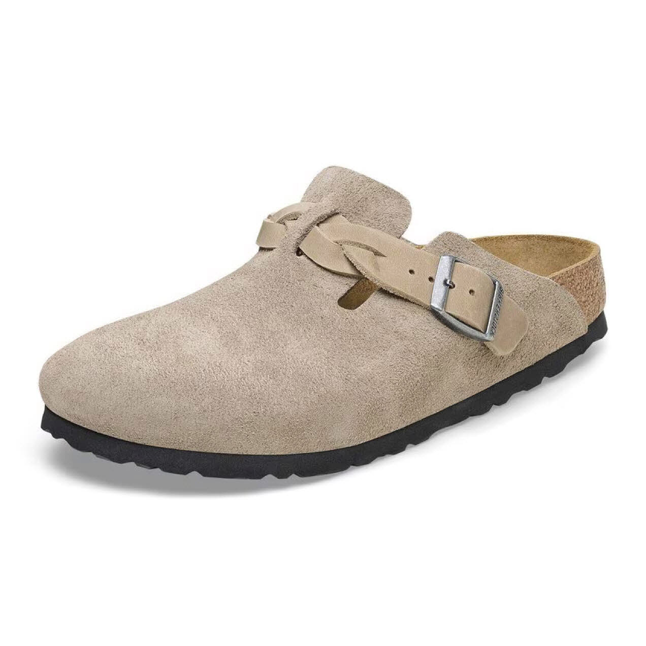 Birkenstock Boston Braided LEOI/LEVE Taupe