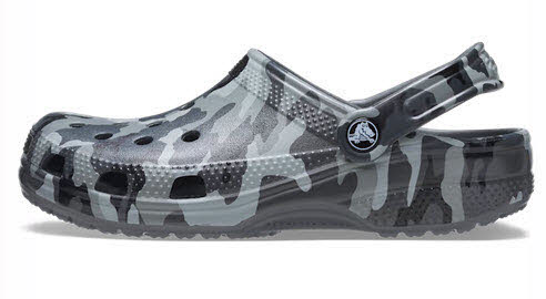 Crocs Classic Camo Clog K Black/Grey