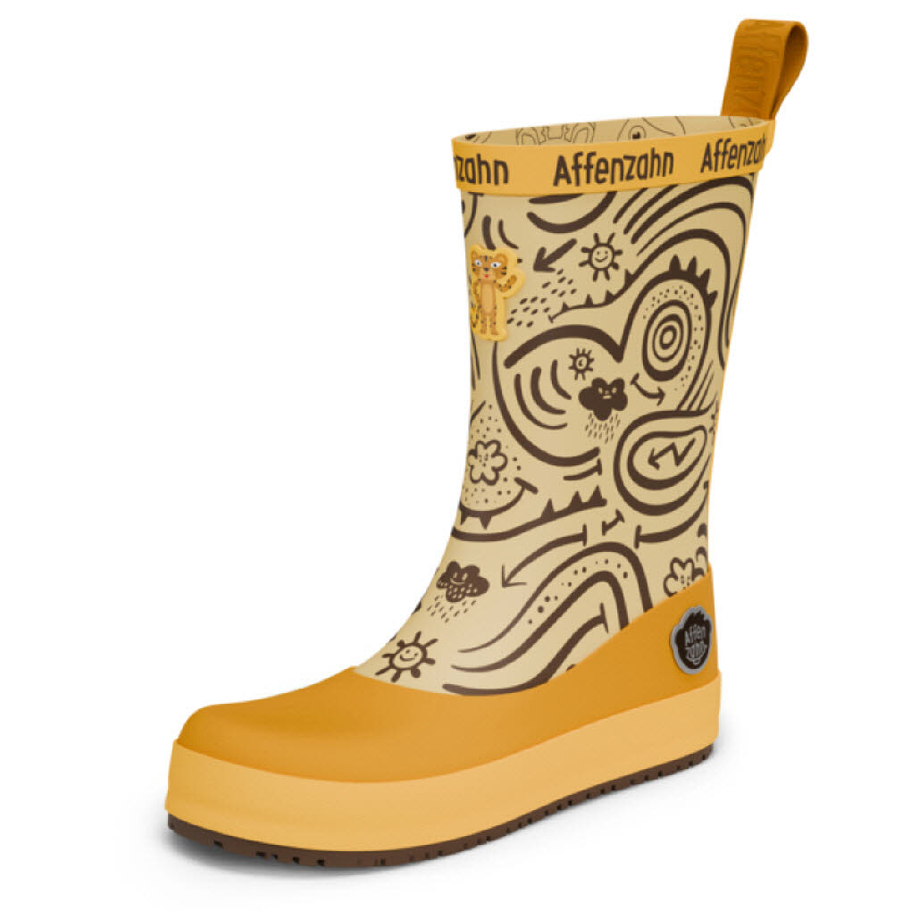 Affenzahn Gummistiefel Vegan Plashy Tiger