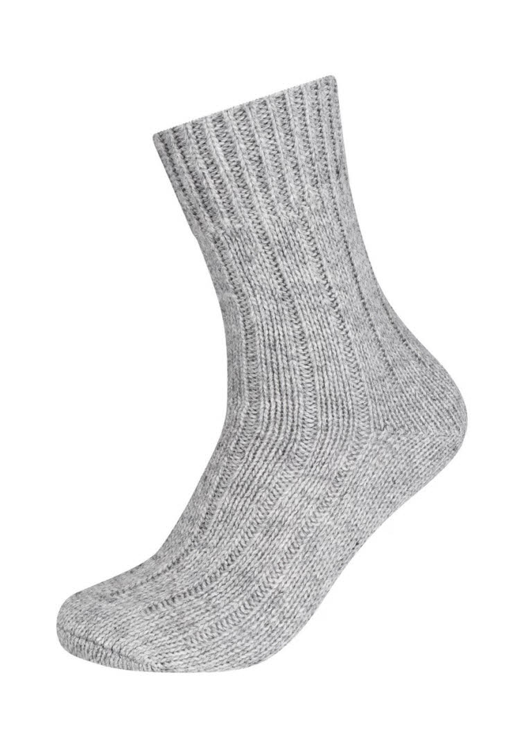 Camano -Unisex cosy wool Rib Socks 1p