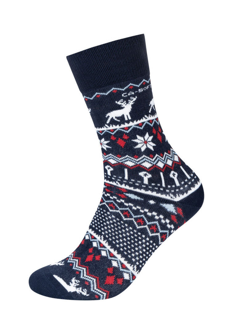 Camano Unisex ca-soft winter Socks with ri