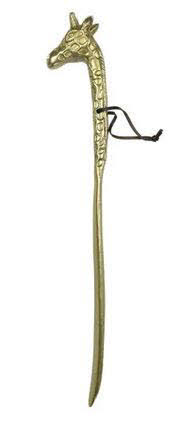 WEISS Accessories Giraffe gold 51 cm, goldfarben