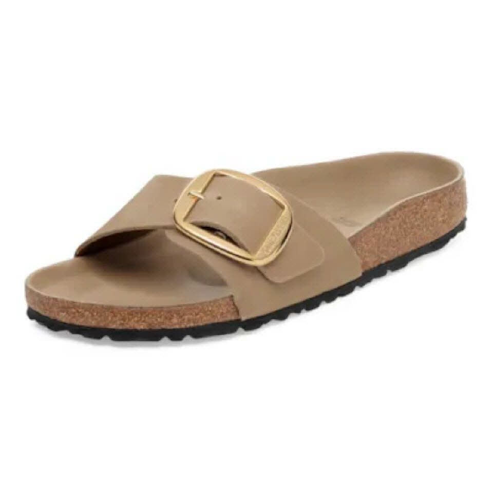 Birkenstock Madrid Big Buckle LEOI Tabacco Brown HEX