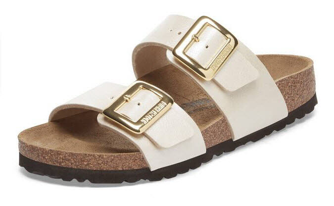 Birkenstock Sydney CB BF Graceful Pearl White