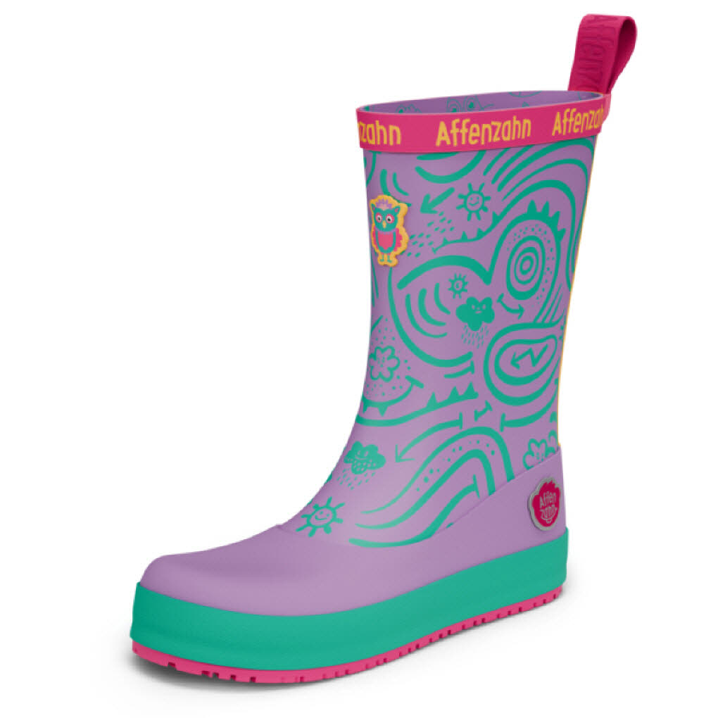 Affenzahn Gummistiefel Vegan Plashy Eule